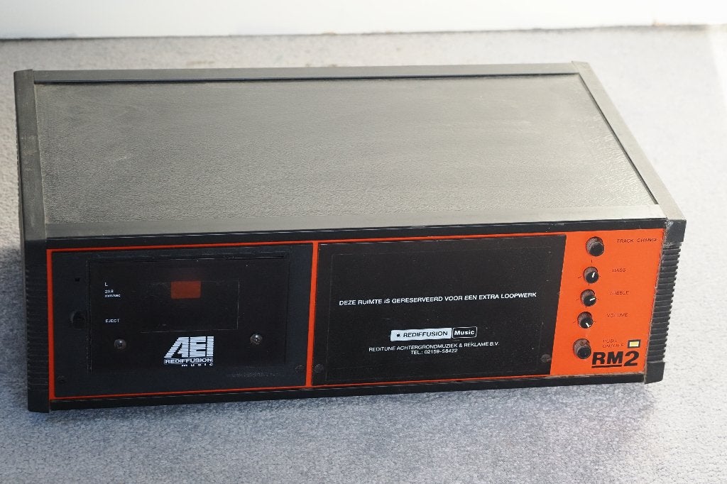 RM2 cassettespeler van Rediffusion Music, Audio, Tv en Foto, Cassettedecks, Ophalen of Verzenden, Enkel, Overige merken