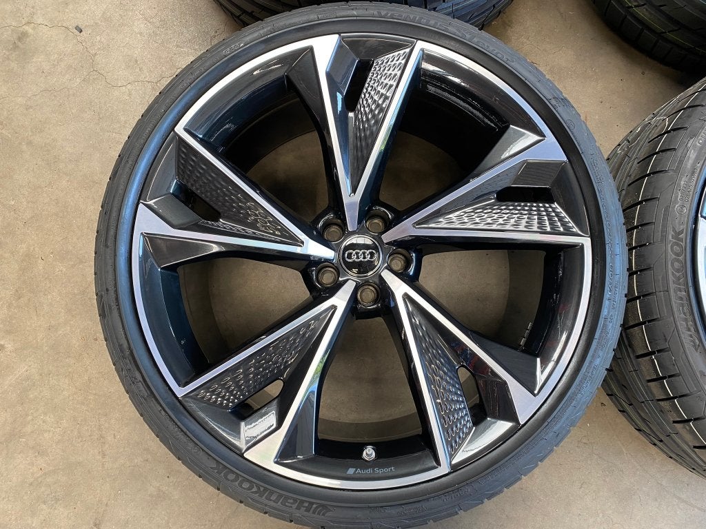 22 inch originele velgen + zomerbanden Audi RS6 RS7, Auto-onderdelen, Banden en Velgen, Audi, 285 mm, Info@originalwheels.nl, Banden en Velgen