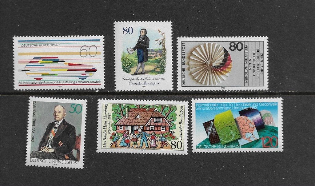 Postzegels  Duitsland   1182/1187  PF, Ophalen of Verzenden, BRD, Postfris