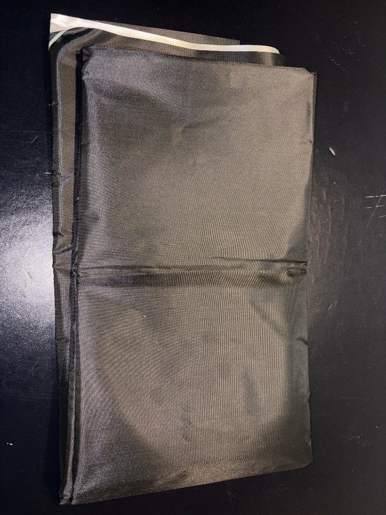 verduisterend stoffen paneel, reflecterende achterzijde, 120 cm of meer, Zwart, Nieuw, Ophalen of Verzenden