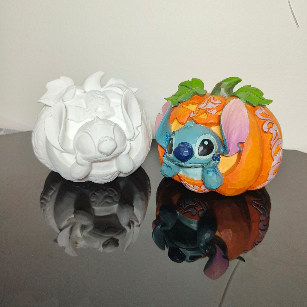 Disney traditions stitch o Lantern pumpkin 3d scan print, Ophalen of Verzenden, Nieuw, Overige typen