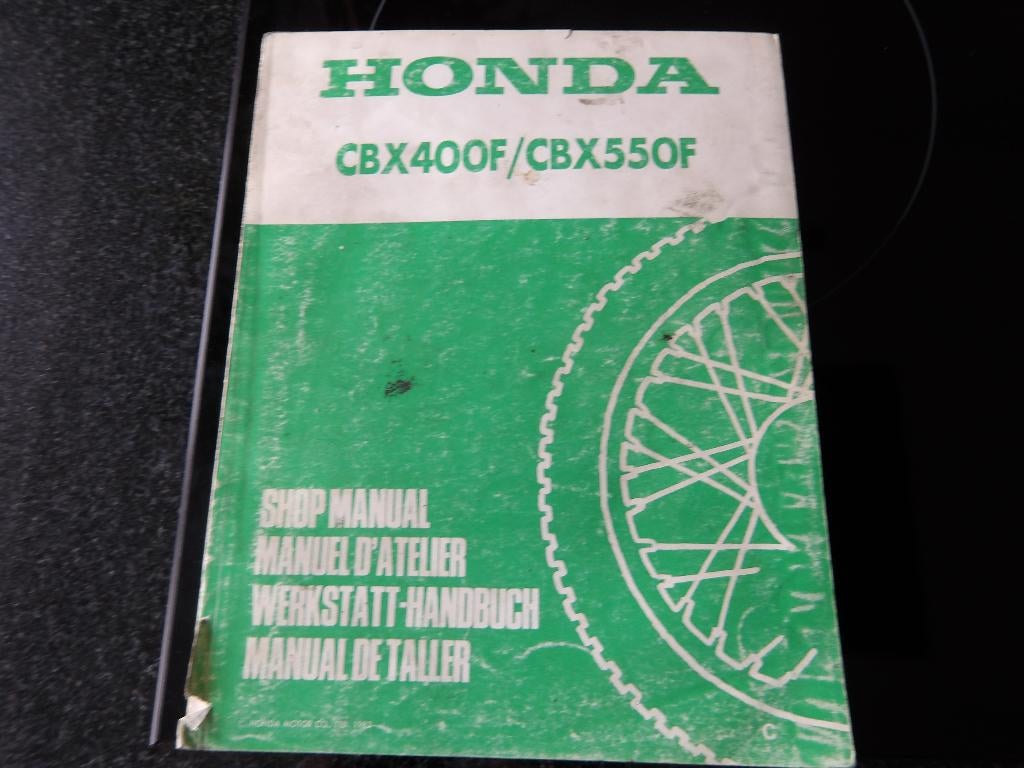 werkplaatshandboek Honda CBX400F CBX550F, Verzenden, Honda