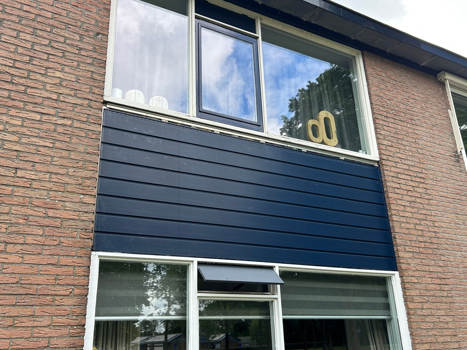 Keralit staalblauw, Doe-het-zelf en Verbouw, Ophalen, Kunststof, Gebruikt, 225 cm of meer