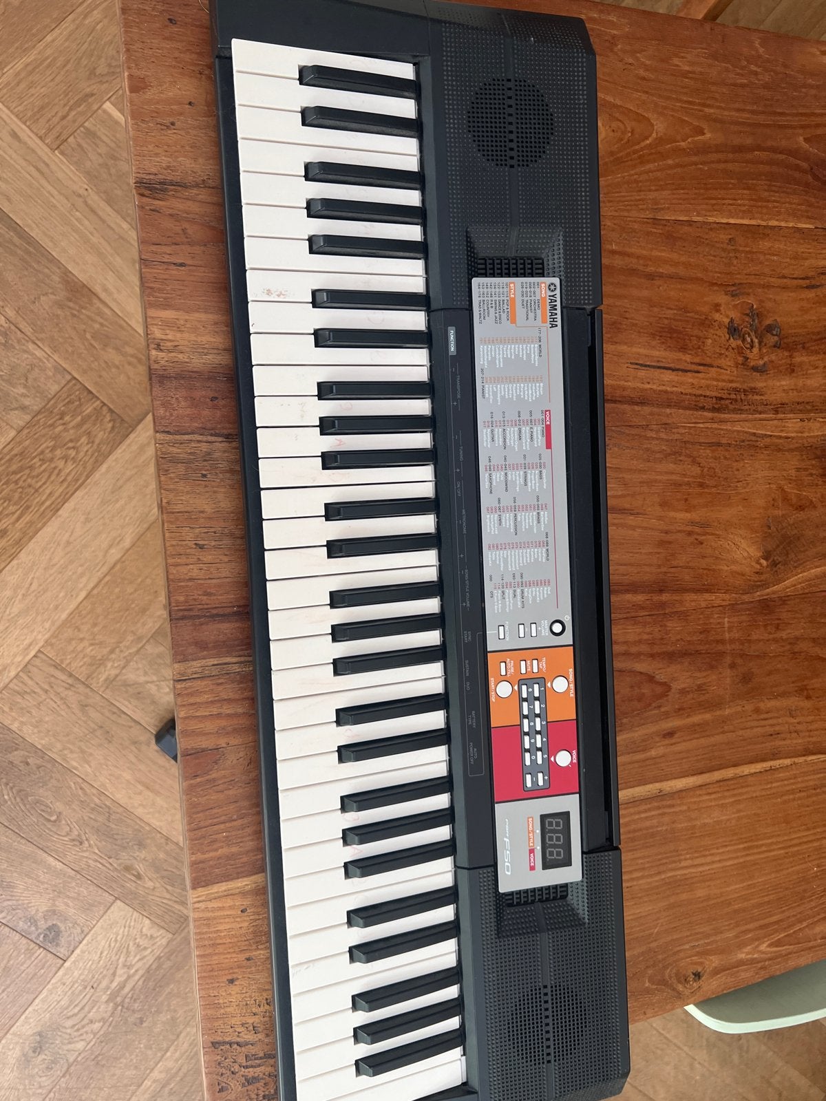 Yamaha keyboard - F50 - Weinig gebruikt, Ophalen, Gebruikt, 61 toetsen, Yamaha