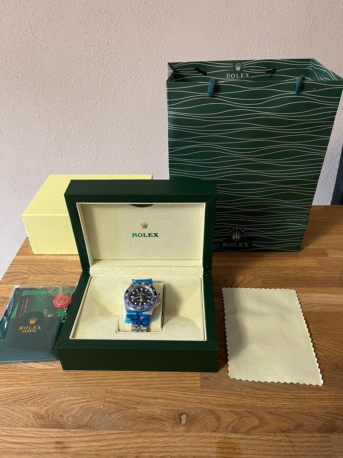 Rolex GMT Master - automatisch uurwerk incl doos, tasje, Ophalen, Nieuw
