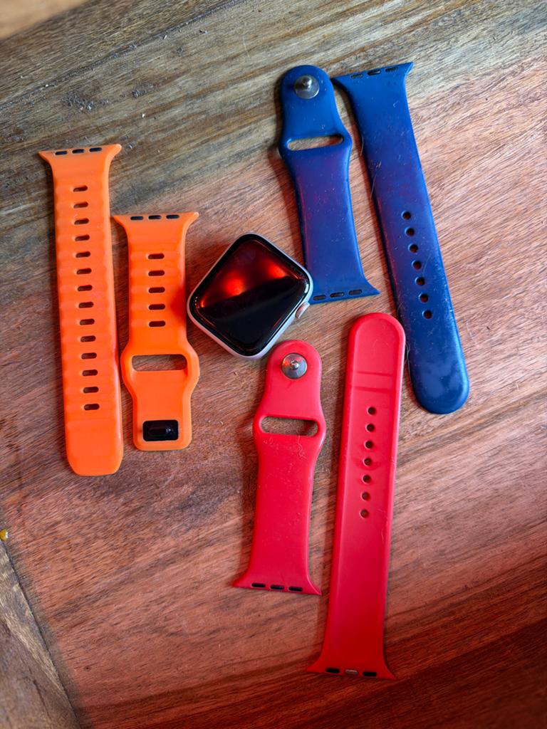 Apple Watch nike+ 4 44mm, Gebruikt, Hartslag, Zwart, IOS
