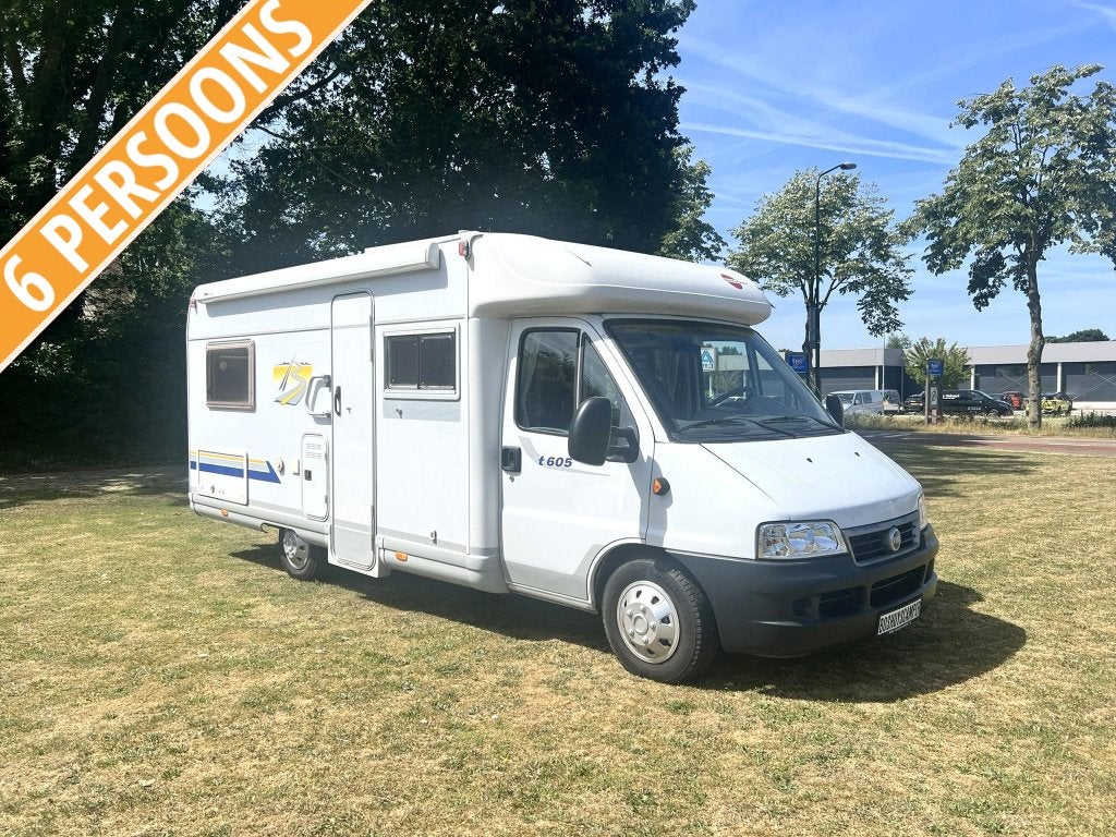 Bürstner T 615, Koelkast, Ringverwarming, Fiat, 6 tot 7 meter