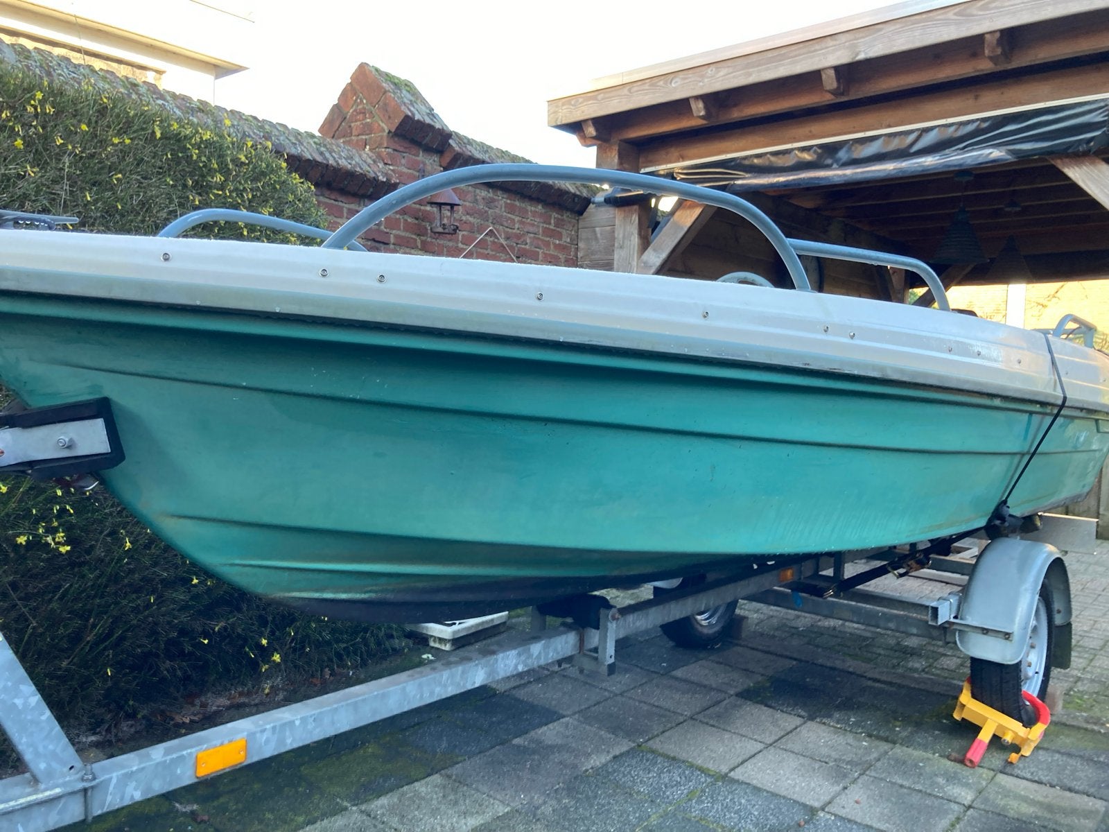 Terhi 4110 visboot/consoleboot met Suzuki 4-takt motor, Overige merken, Gebruikt, Buitenboordmotor, Kussenset