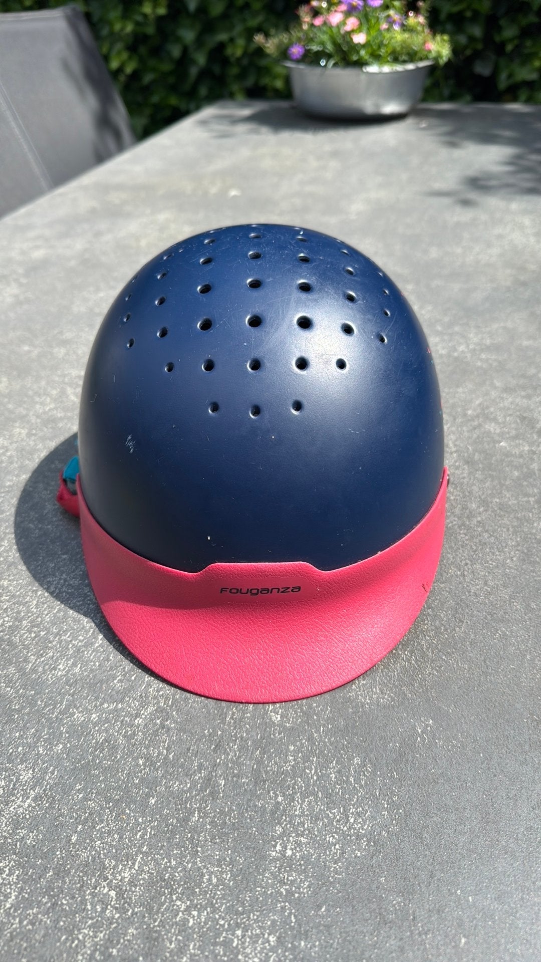 Paardrijcap decathlon, maat M55-58 cm, Dieren en Toebehoren, Ophalen, Gebruikt
