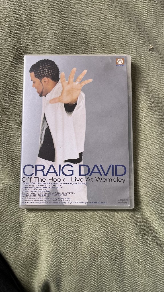 craig david dvd, Vanaf 12 jaar, Ophalen of Verzenden, Zo goed als nieuw