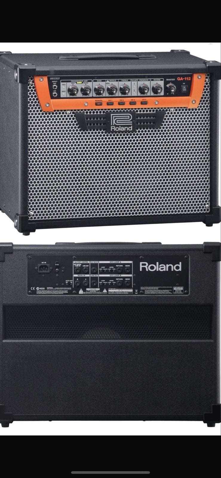 Roland GA-112 Gitaarversterker, Muziek en Instrumenten, Versterkers | Bas en Gitaar, Ophalen of Verzenden, Zo goed als nieuw, Gitaar
