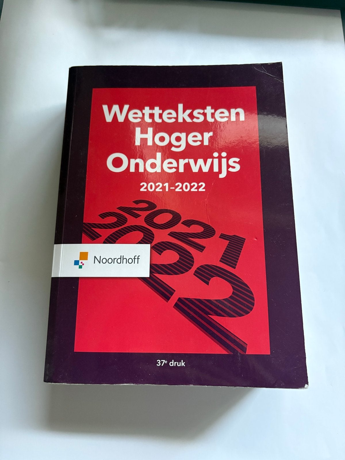 Wetteksten Hoger Onderwijs 2021-2022 (Noordhoff), Ophalen of Verzenden, Gamma, Zo goed als nieuw, HBO