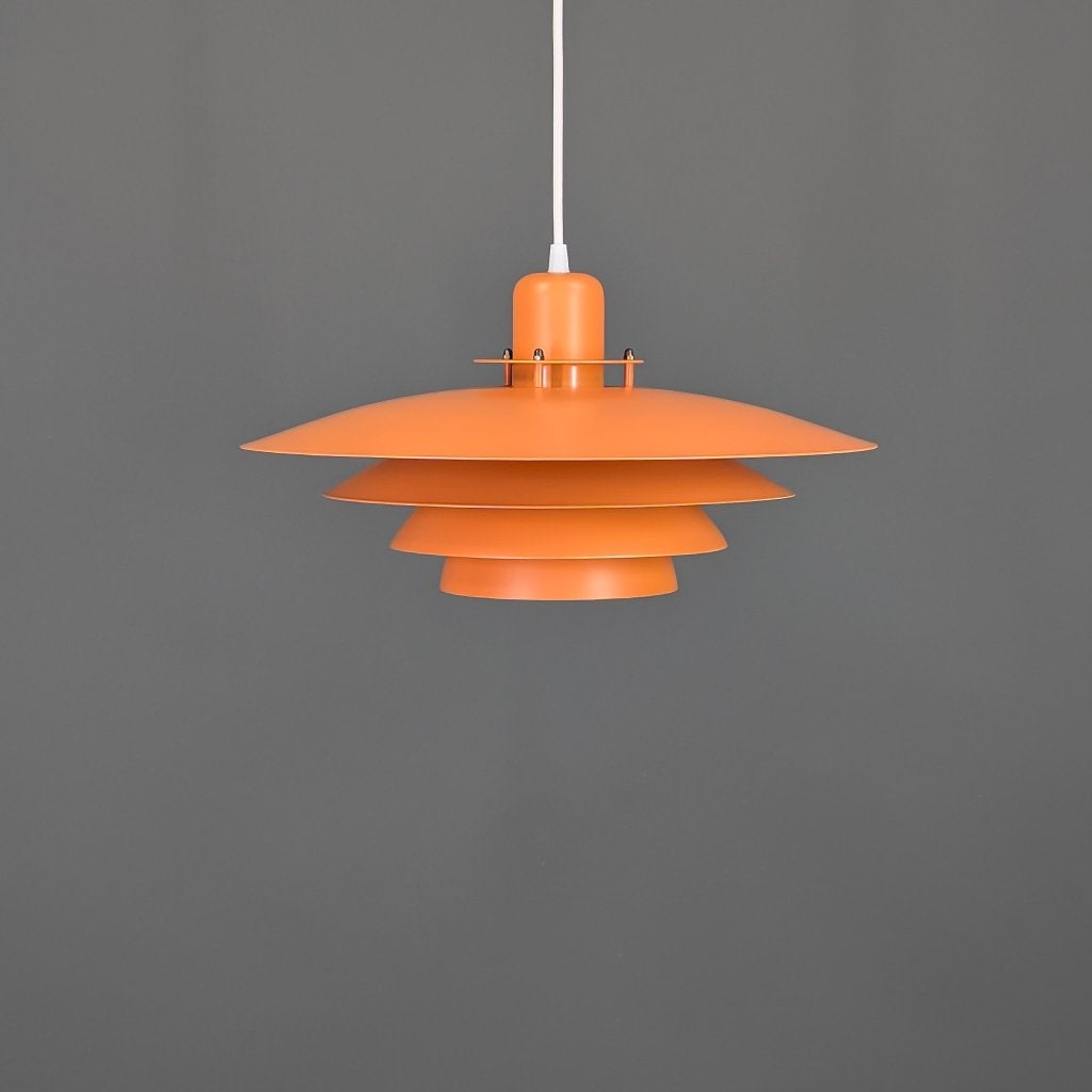 Horn type 788 hanglamp Ø40 cm Scandinavisch vintage., Huis en Inrichting, Lampen | Hanglampen, Scandinavisch, Zo goed als nieuw