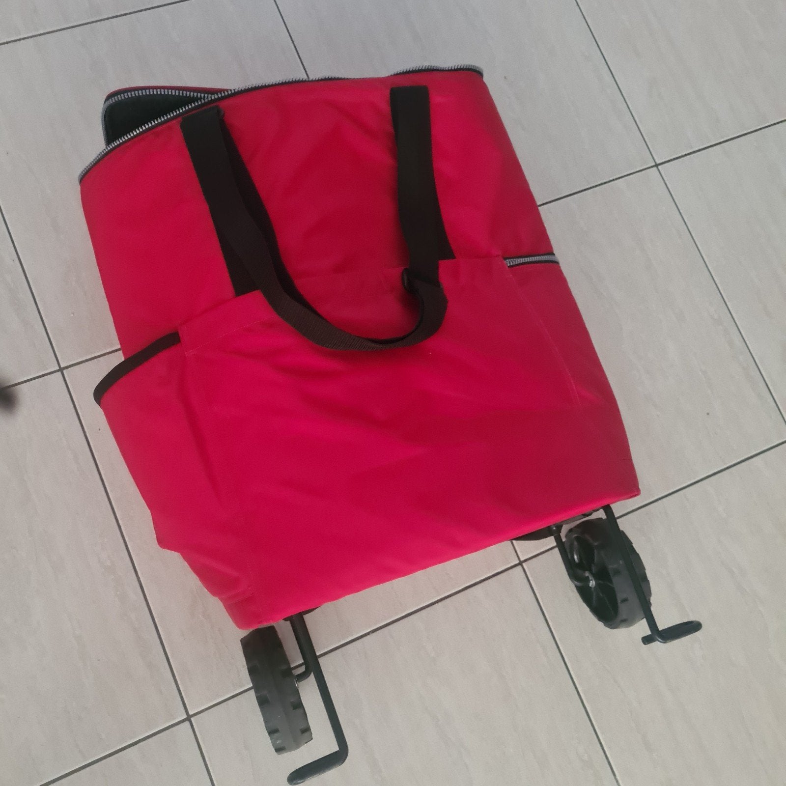 IKEA Frakta Trolleytas - Rood, Handig en Ruim, Ophalen, 30 cm of meer, Gebruikt, 55 tot 75 cm