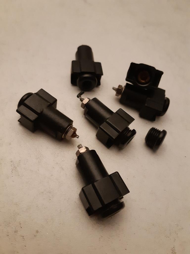 6 x Philips stekkerbussen vintage, Ophalen of Verzenden, Zo goed als nieuw