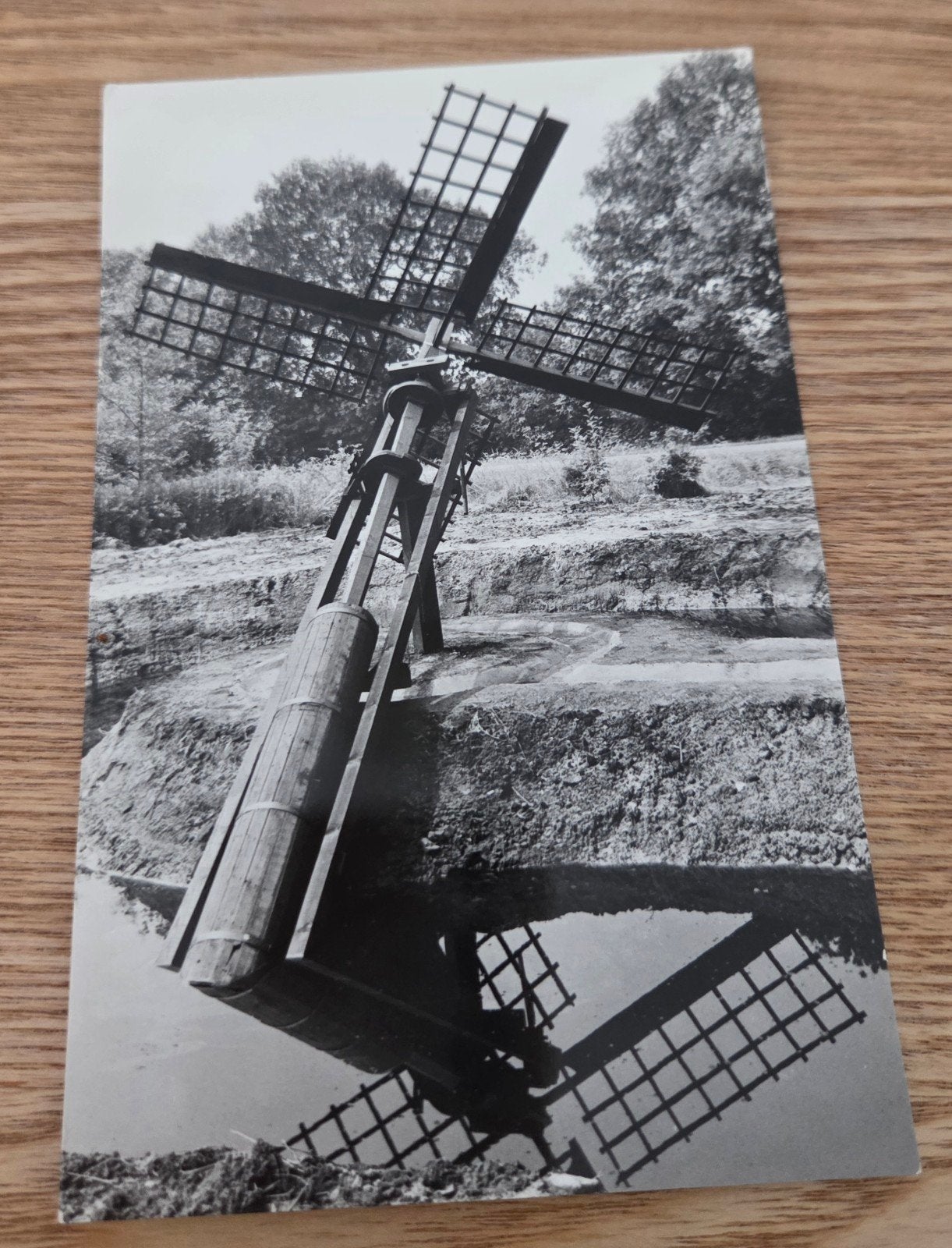 Ansichtkaart Vries-Zeyen Tjasker molen (1983), Verzenden, Ongelopen, Drenthe