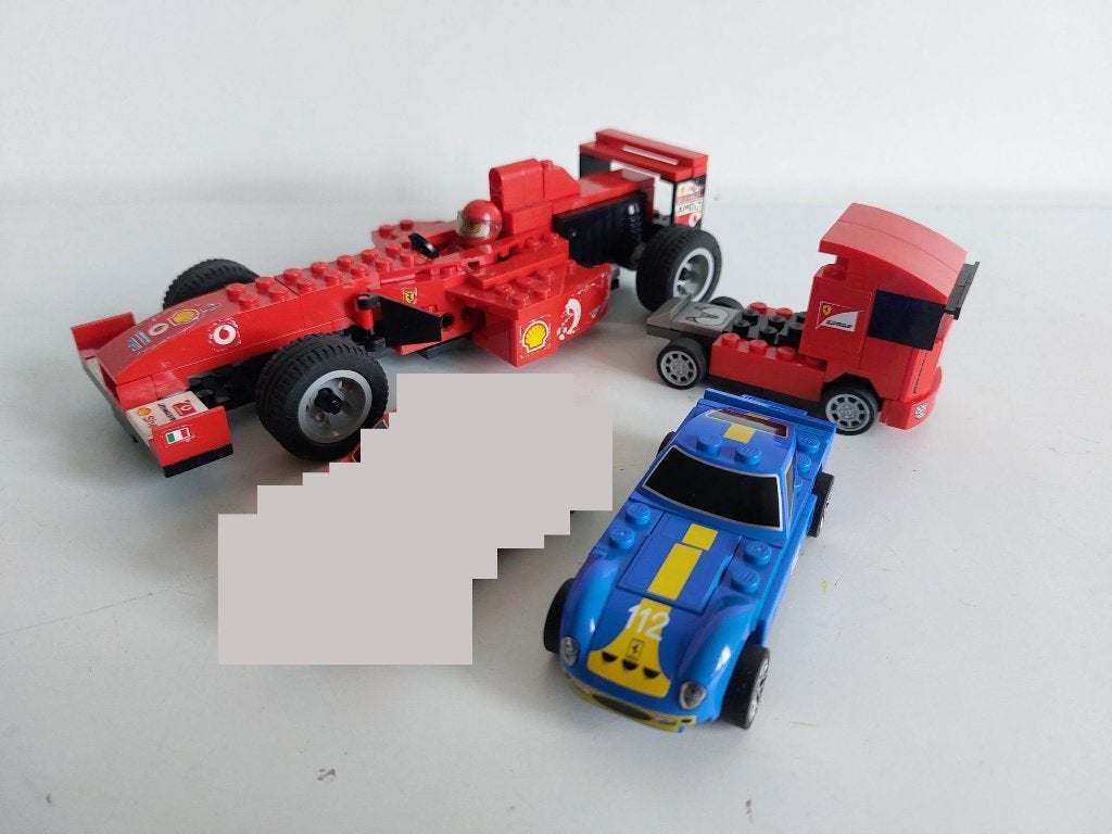 Lego 3x Ferrari, 8362 + 30191 + 40192, compleet, Compleet, Gebruikt, Lego, Ophalen of Verzenden