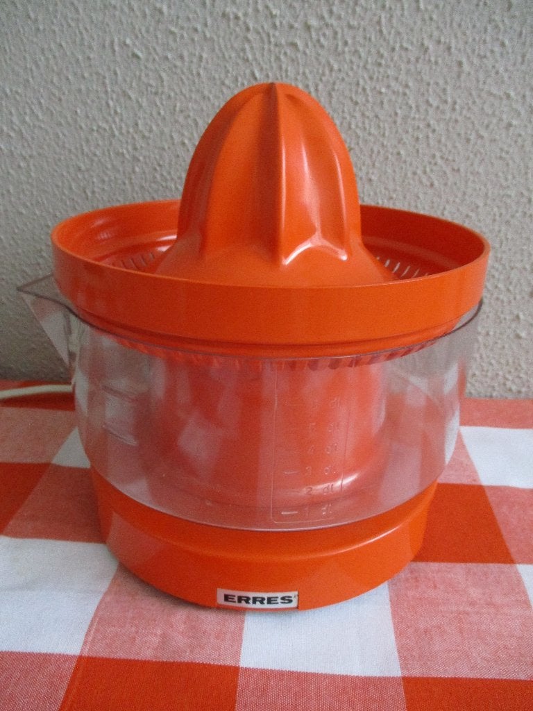 Vintage Oranje Sinaasappelpers Retro Erres, Ophalen of Verzenden, Huis en Inrichting