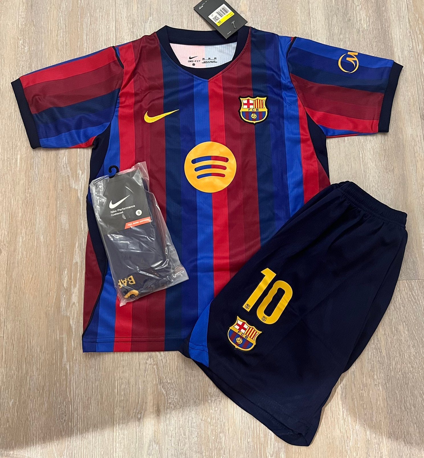 Fc Barcelona Lamine Yamal Kids Set 152, Ophalen of Verzenden, Zo goed als nieuw, Jongen of Meisje, Setje