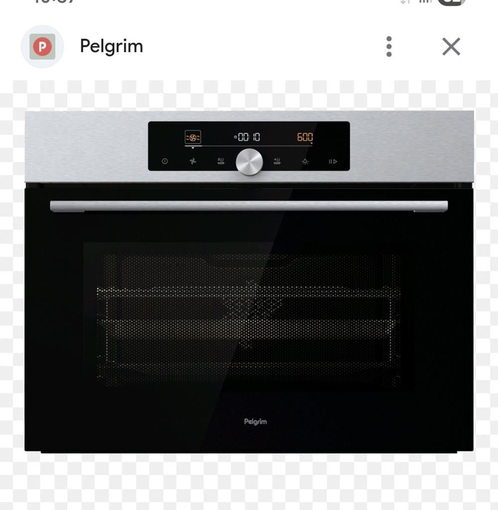 Pelgrim Inbouw Combi-oven met Magnetronfunctie, Ophalen, 45 tot 50 cm, Pelgrim, Inbouw