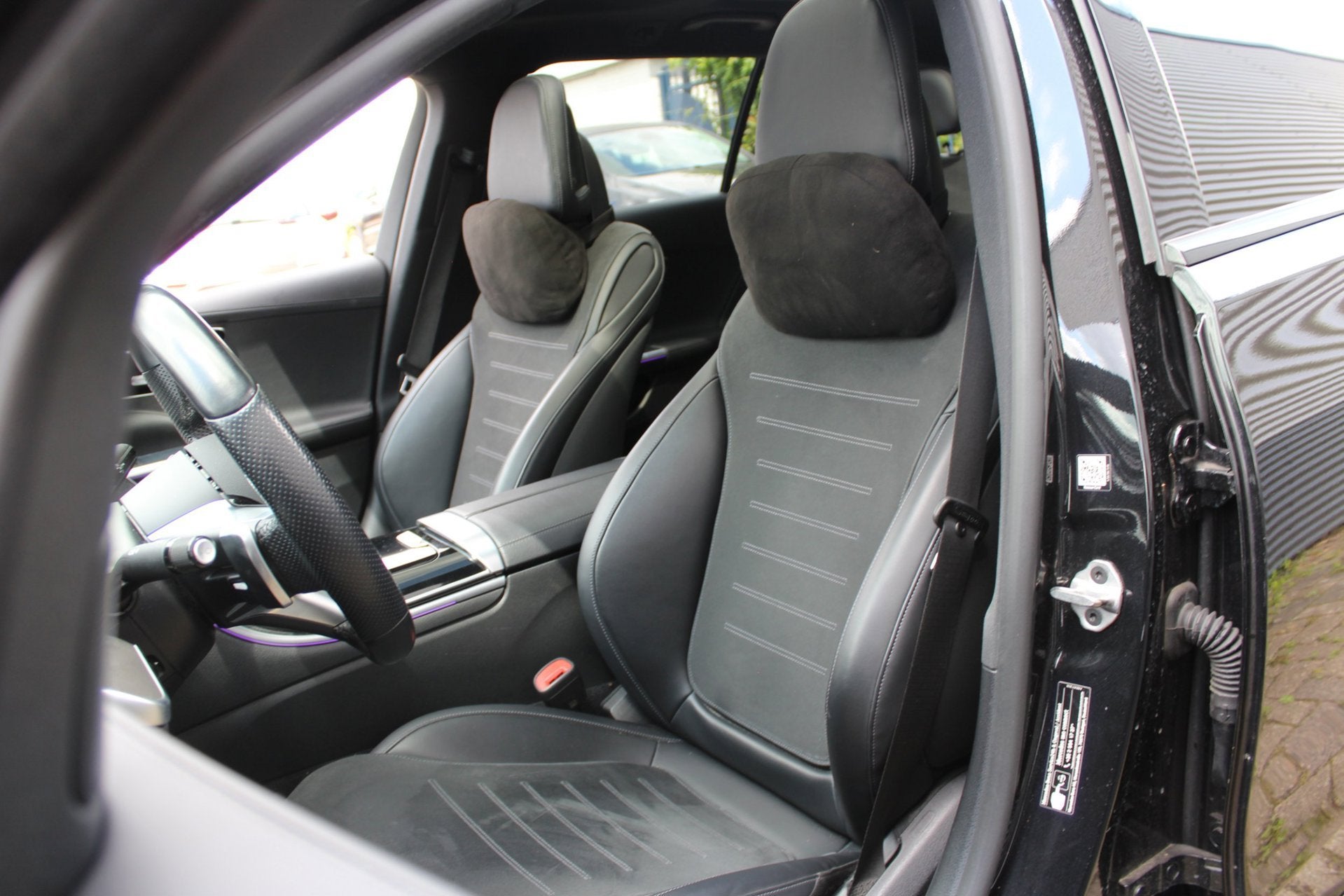 Mercedes-Benz C-klasse Estate 200 AMG | Panoramadak | sfeerv, Auto's, Dealer onderhouden, Achterwielaandrijving, 4 cilinders, Zwart