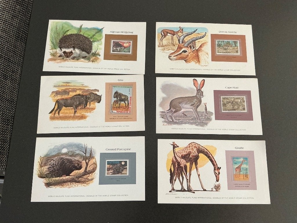 WNF / WWF Animals of the World Stamp Collection - 10 stuks, Verzenden, Nieuw