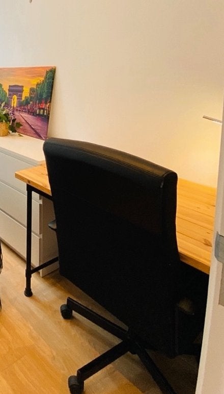 IKEA KULLABERG N bureau 110x70 grenen, Ophalen, Gebruikt