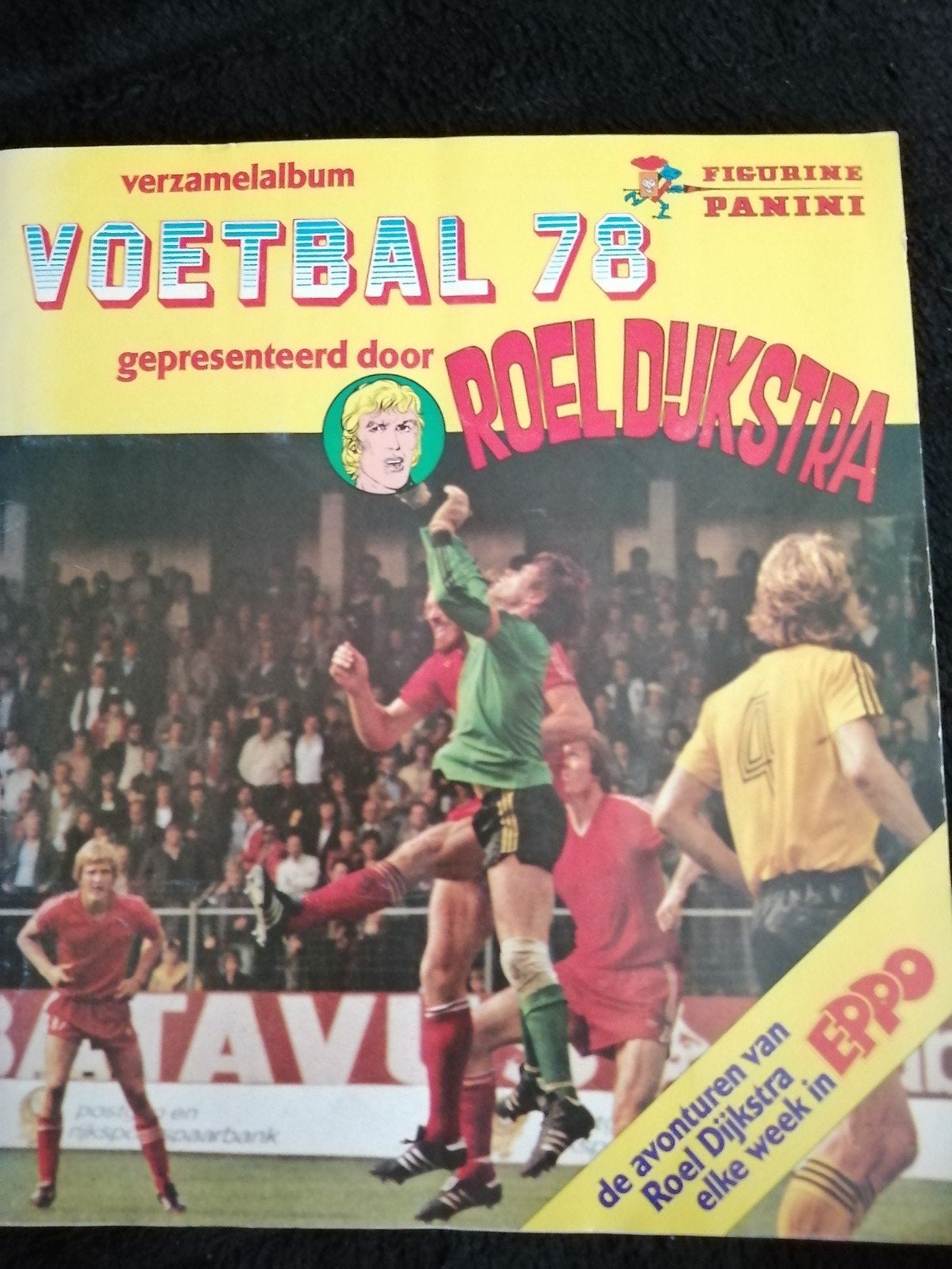Panini Voetbal 78 verzamelalbum Roel Dijkstra Eppo, Verzamelen, Ophalen, Gebruikt, Poster, Plaatje of Sticker