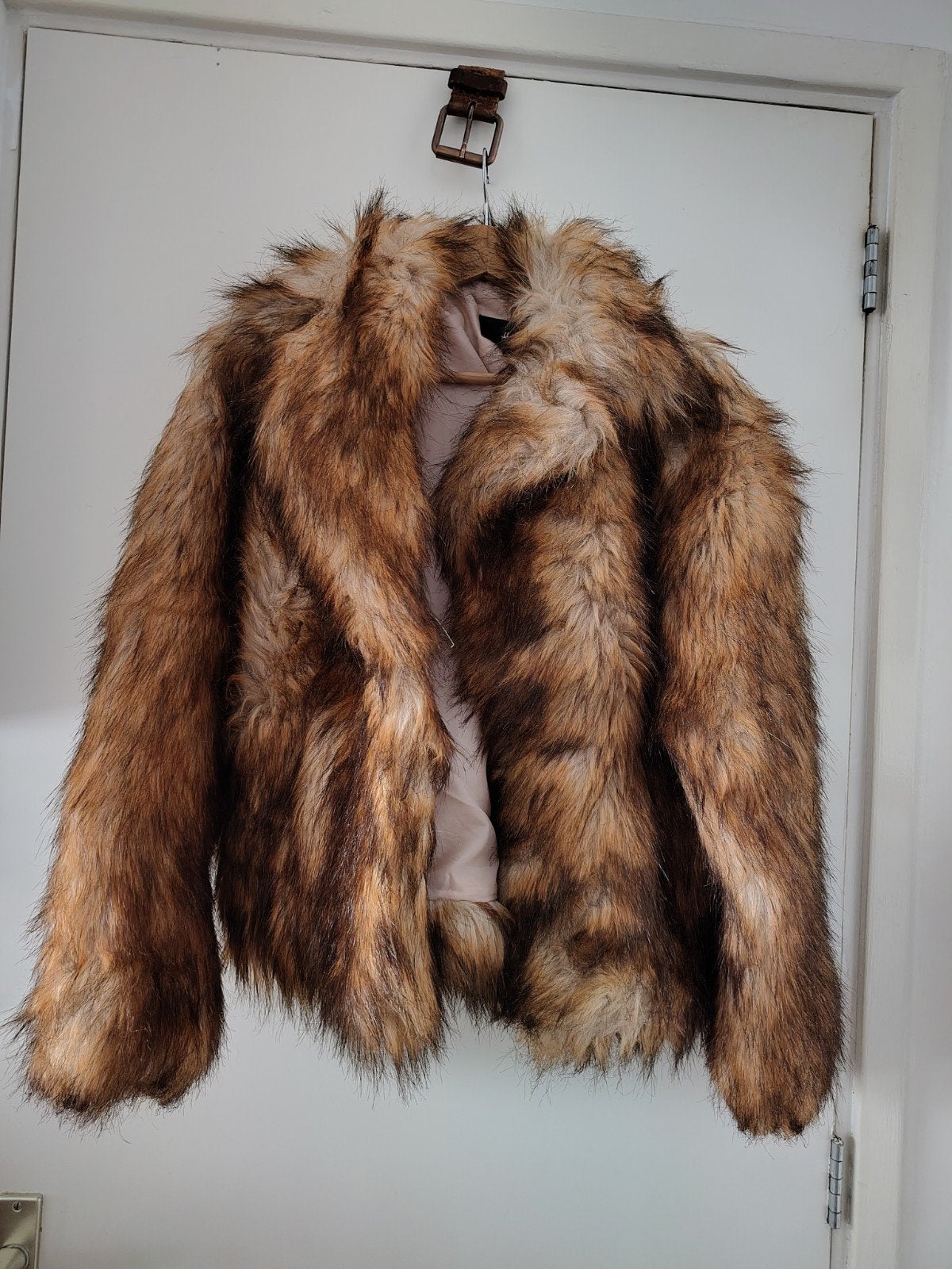 Nep bontjas H&M maat S, H&M, Bruin, Ophalen of Verzenden, Maat 36 (S)