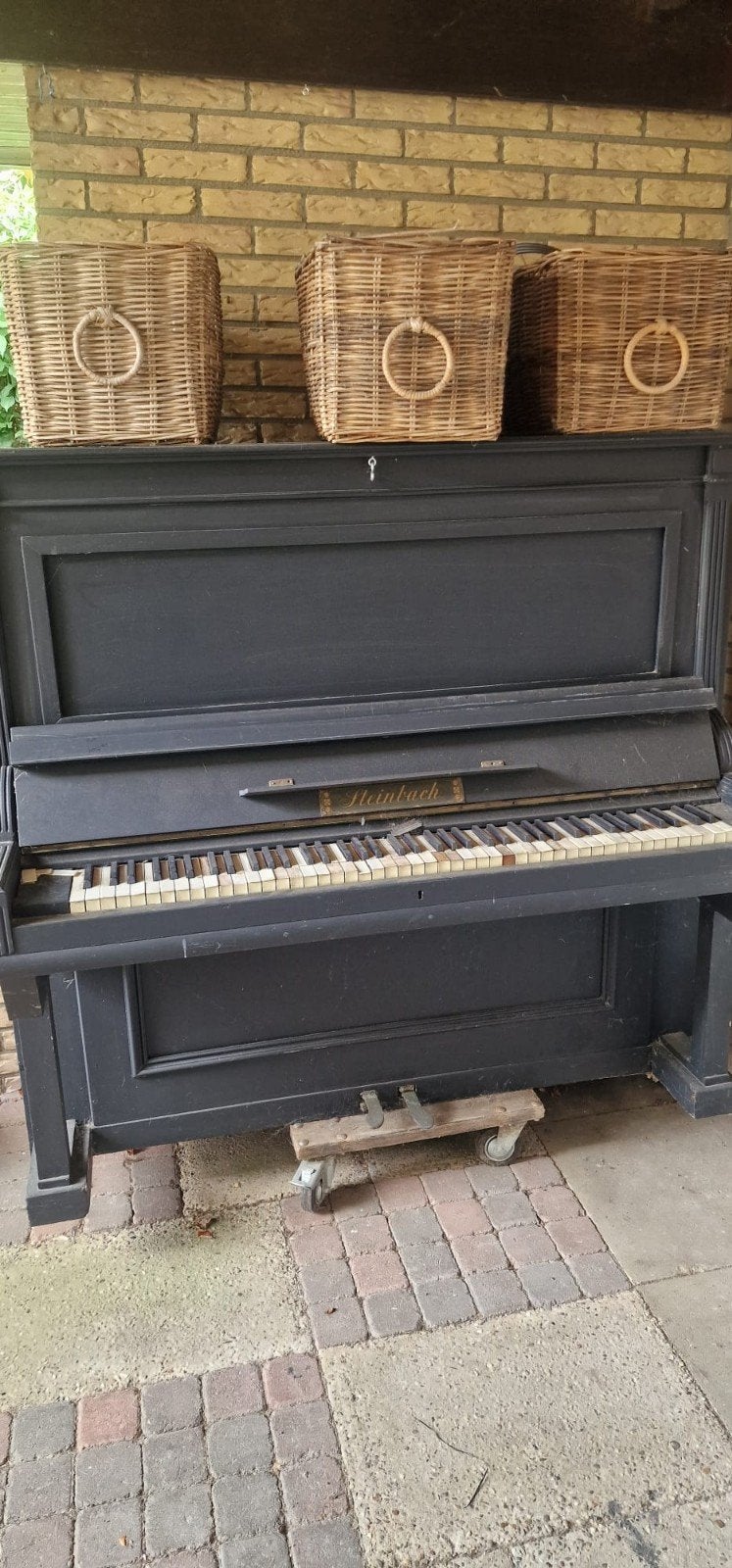 Gratis piano als decoratie - zelf tillen, Ophalen, Gebruikt, Zwart, Piano