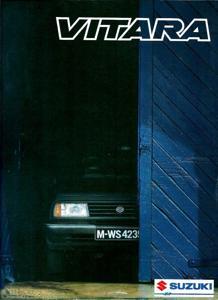 Brochure Suzuki Vitara 1988, Ophalen of Verzenden, Gelezen, Overige merken