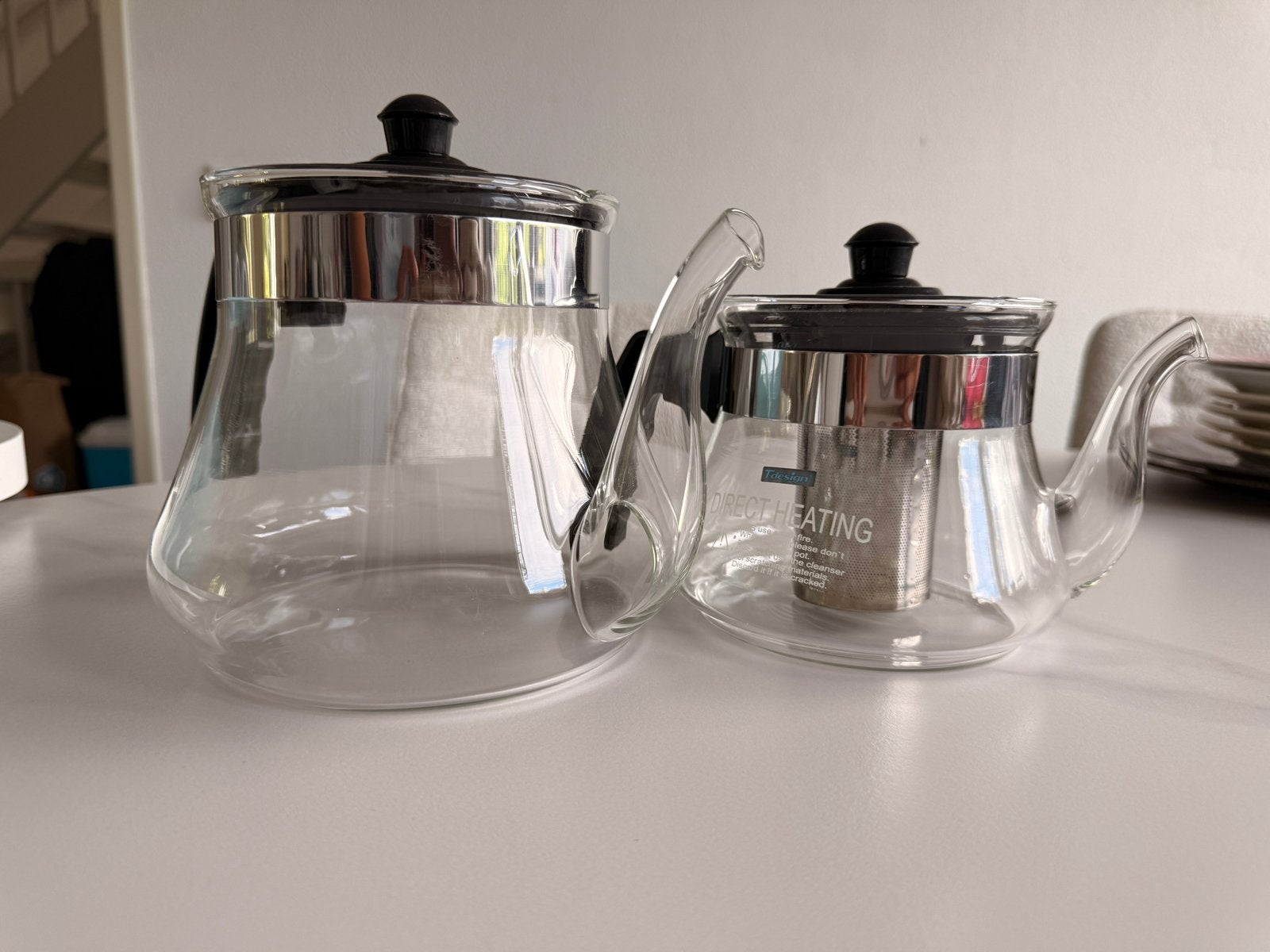 Turkse Thee Kannen set van glas, Ophalen, Zo goed als nieuw