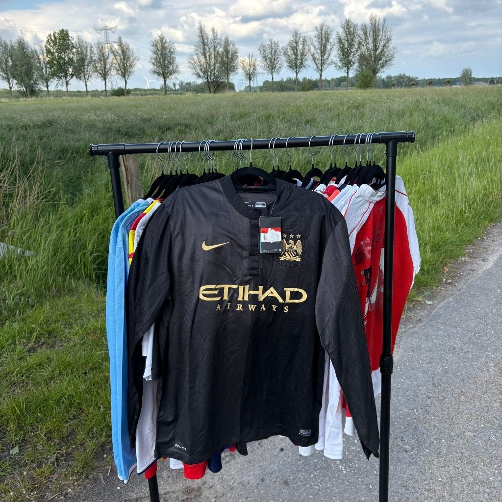 Origineel Manchester City 2013-14 Uit shirt - Maat L, Maat 52/54 (L), Zwart, Nike, Nieuw