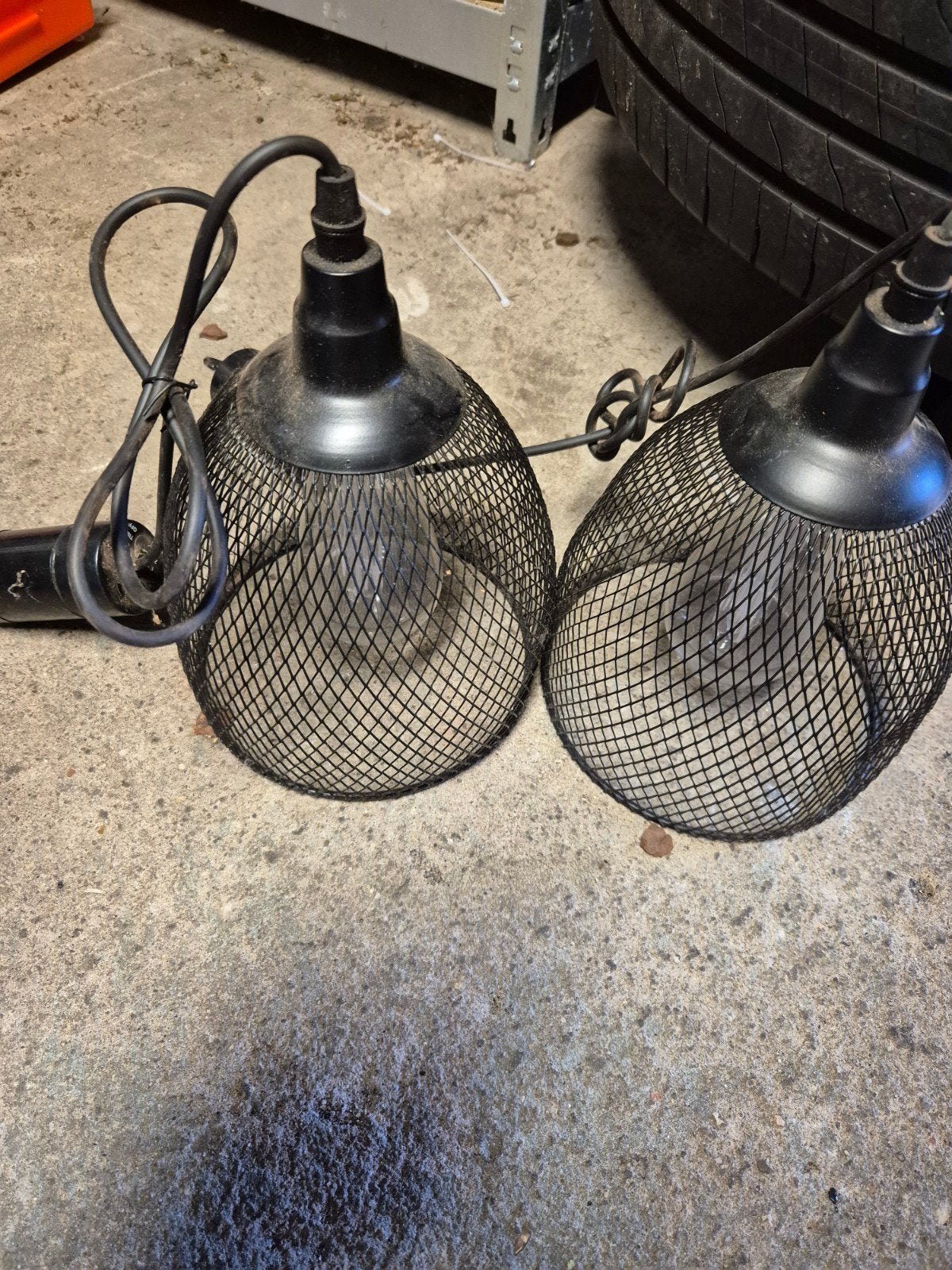 2 hanglampen op batterij, Ophalen, Minder dan 50 cm