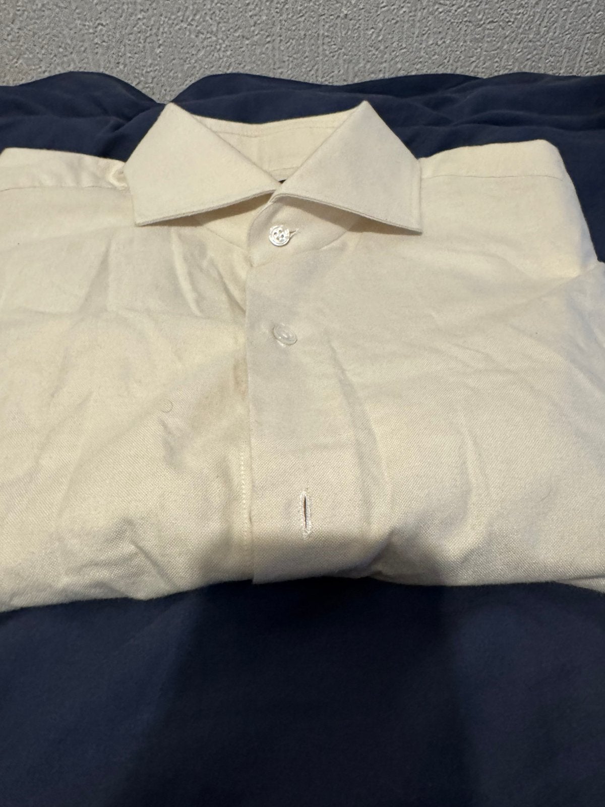 Finamore shirt, Verzenden, Zo goed als nieuw, Overige kleuren, Halswijdte 41/42 (L)