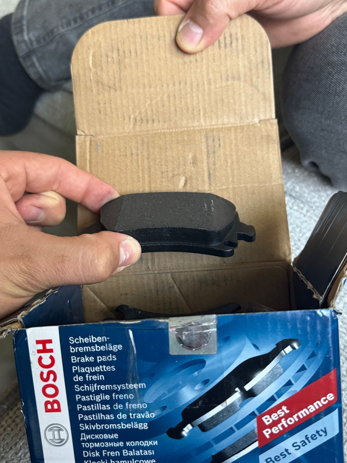 Nieuwe Bosch Achteras Remblokken VW Caddy/Touran, Seat Leon,, Ophalen of Verzenden, Nieuw, Volkswagen