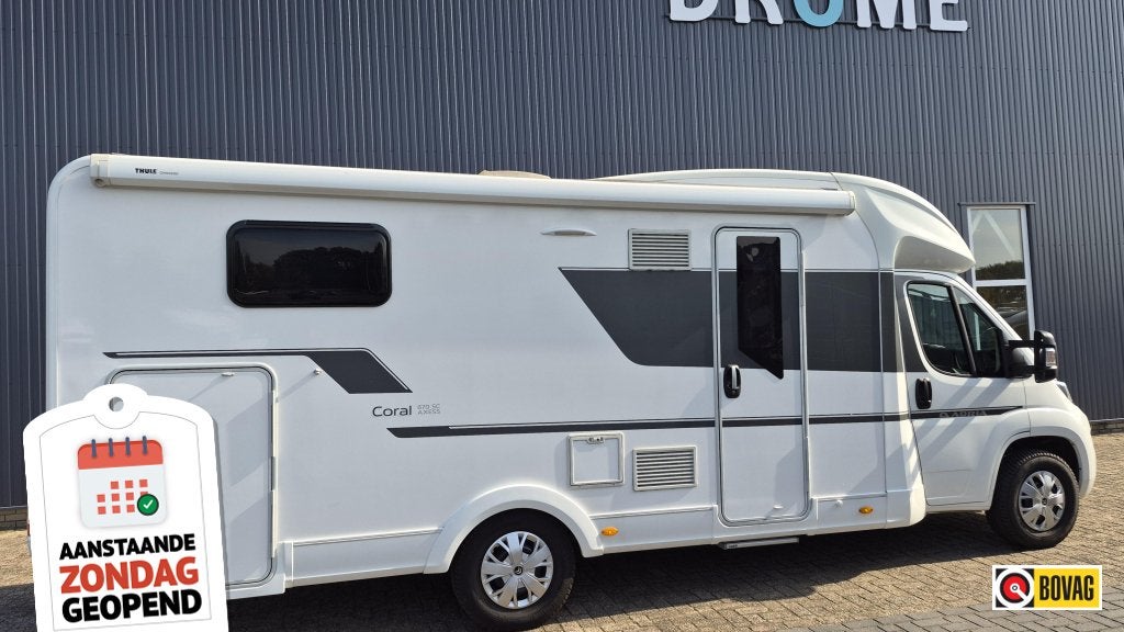 Adria Coral Axess 670 SC Queensbed, fietsdrager, Ringverwarming, Bedrijf, Tot en met 3, Adria