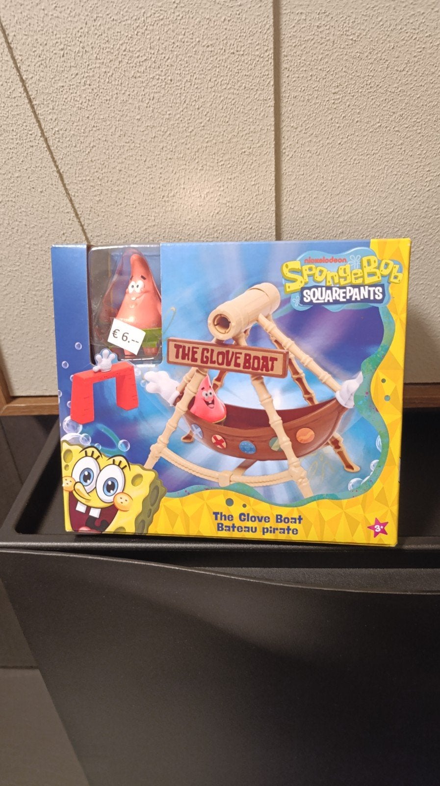 SpongeBob SquarePants The Glove Boat met Patrick figuur, Ophalen of Verzenden, Nieuw