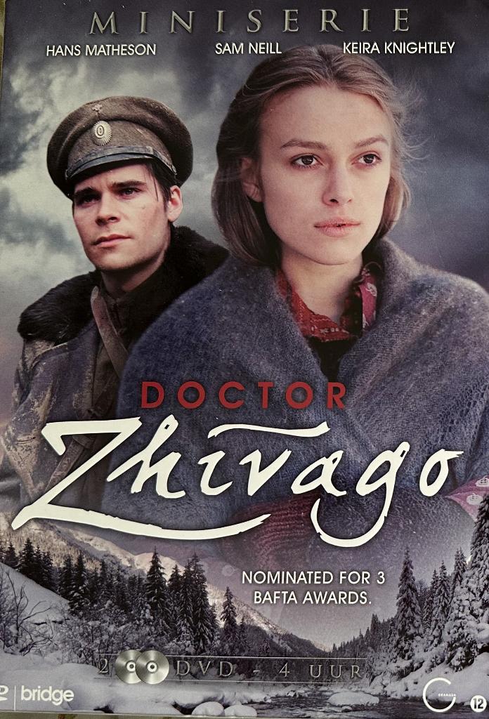 Doctor Zhivago  Miniserie Keira Knightley Sam Neil Hans, Alle leeftijden, Verzenden, Zo goed als nieuw, Overige gebieden