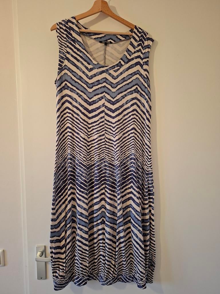 Twister jurk zomerjurk ballonjurk maat 44, Blauw, Jurk, Ophalen of Verzenden, Gedragen