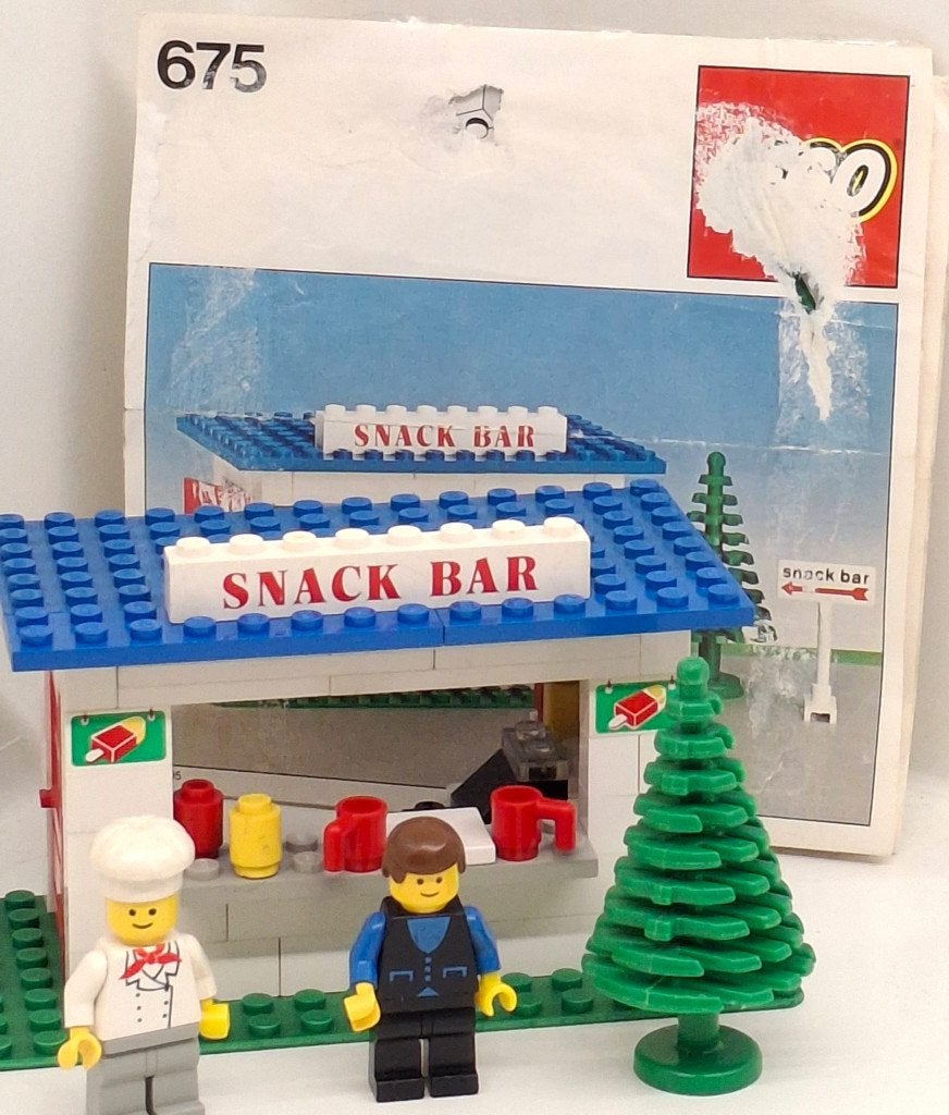 Lego 675 city legoland Snackbar, Lego, Compleet, Ophalen of Verzenden, Complete set