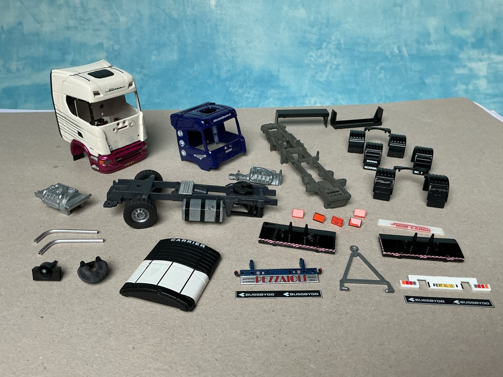 Tekno Restant Onderdelen, Hobby en Vrije tijd, Ophalen of Verzenden, Gebruikt, Bus of Vrachtwagen, Tekno