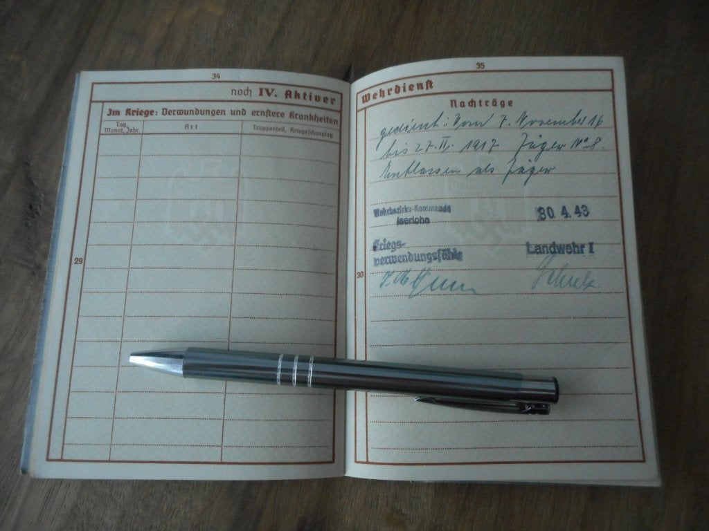 Wehrpass Friedrich Grebe, Verzamelen, Verzenden, Nederland