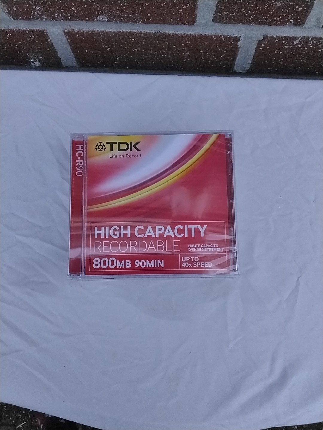 TDK High Capacity Recordable CD-R 800MB 90min (10 stuks), Op spindel, Cd, Ophalen of Verzenden, Nieuw