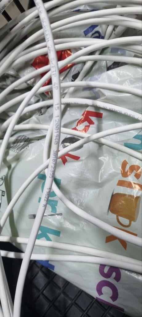 Ftp kabel 20 mtr, Ophalen