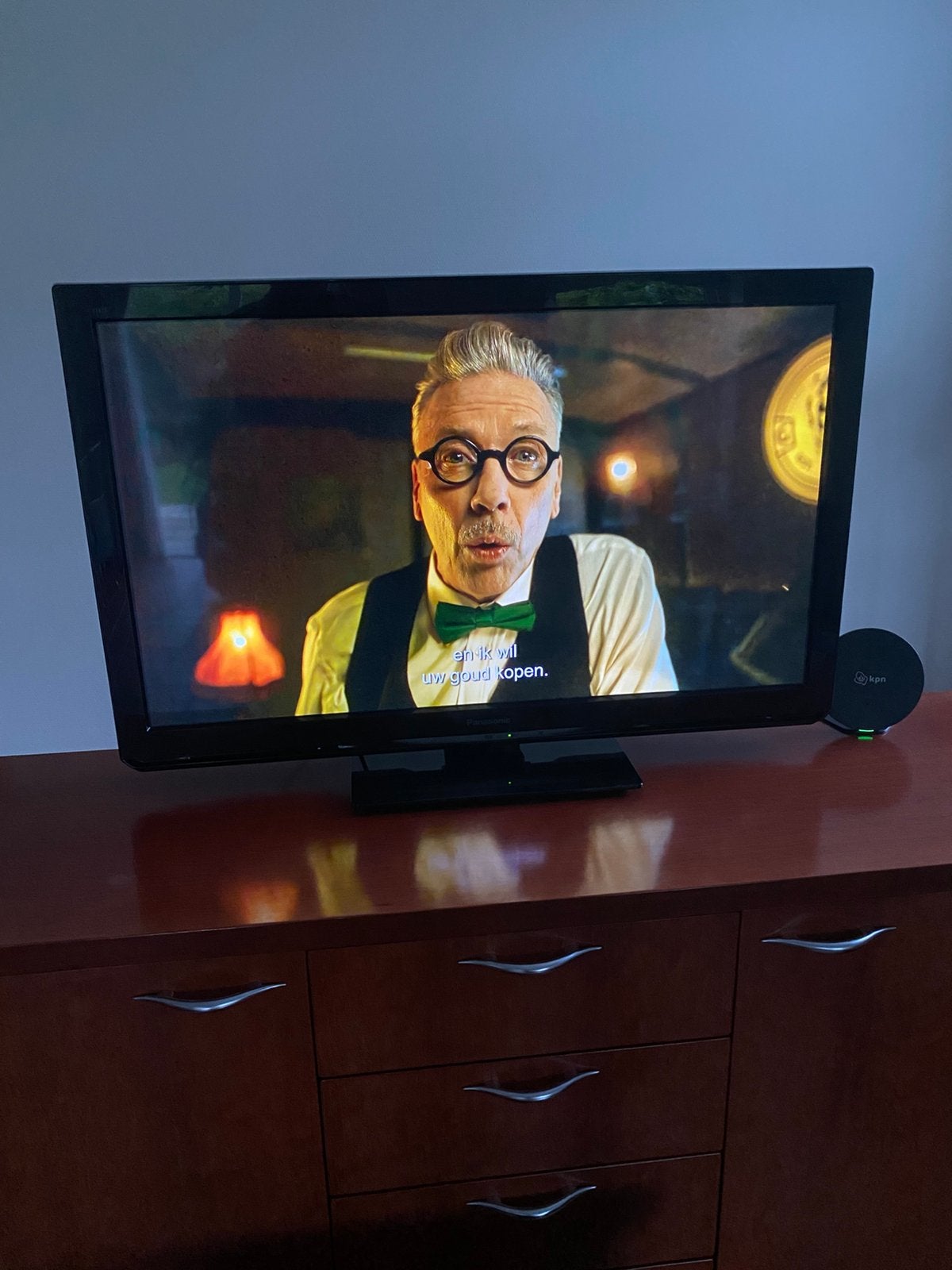 Panasonic kleurentelevisie 43 inch zwart, Ophalen, Gebruikt, Panasonic, 50 Hz