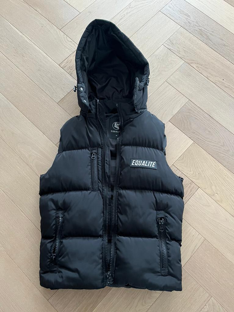 Equality bodywarmer xs zgan, Kleding | Heren, Bodywarmers, Ophalen of Verzenden, Zo goed als nieuw, Maat 46 (S) of kleiner, Zwart