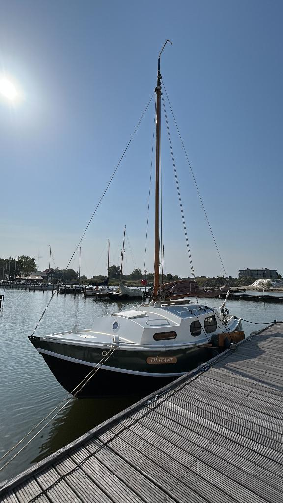 Baarda Zeegrundel 7,5m met boegschroef, Watersport en Boten, Platbodems, Ophalen, Gebruikt, Staal, Binnenboordmotor