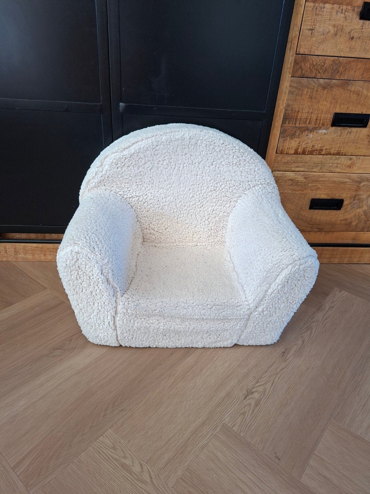 Leen Bakker kinderstoel teddy stof, Ophalen, Stoel