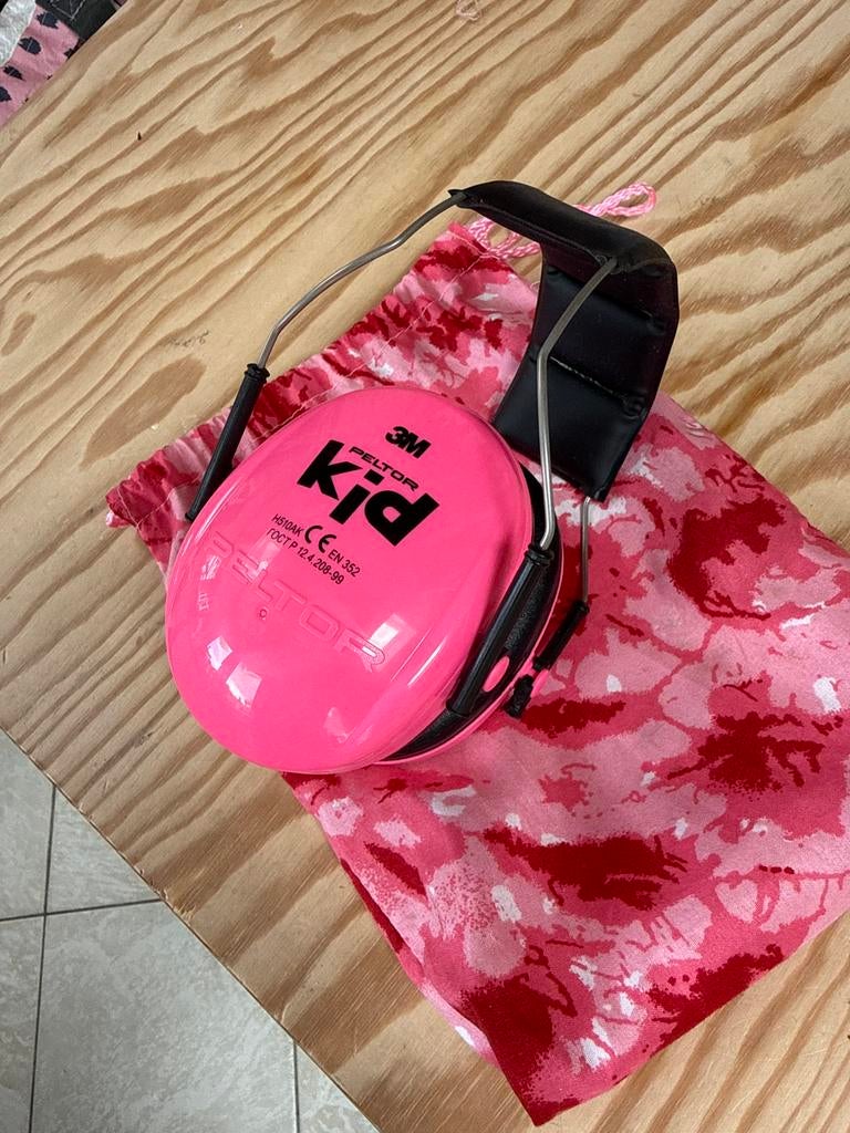 3M Peltor Kid gehoorbescherming roze, Ophalen of Verzenden, Zo goed als nieuw